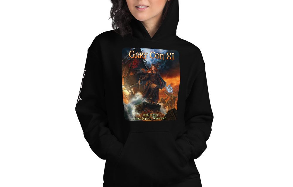 Gary Con XI Pirate Queen Reprint- Unisex Hoodie with Sleeve Image
