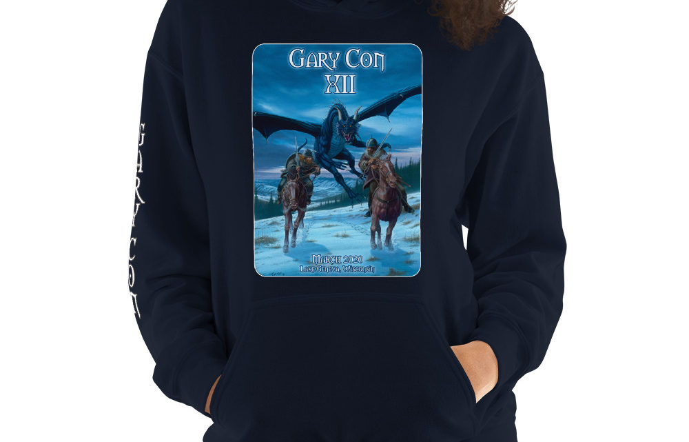 Gary Con XII Dragon Reprint- Unisex Hoodie with Sleeve Image