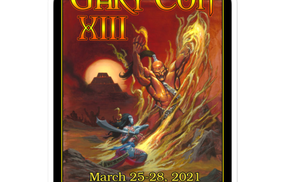 Gary Con XIII Fire Elemental Sticker