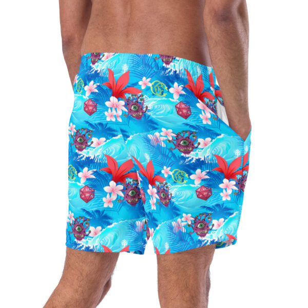 Beholder Hawaiian Print Swim Shorts - Image 2