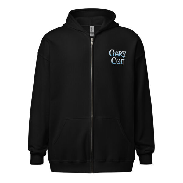 Gary Con II-XVII Multi Art Unisex Zip Hoodie - Image 2