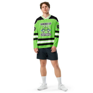 Demogorgon Green With Black Hockey Jersey