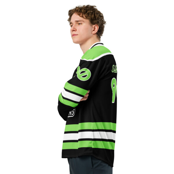 Demogorgon Black With Green Hockey Jersey - Image 2