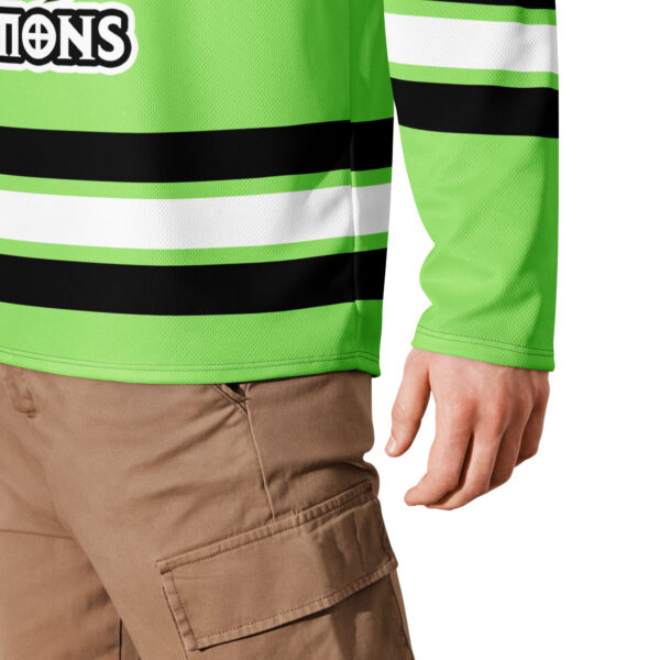 Demogorgon Green With Black Hockey Jersey - Image 2